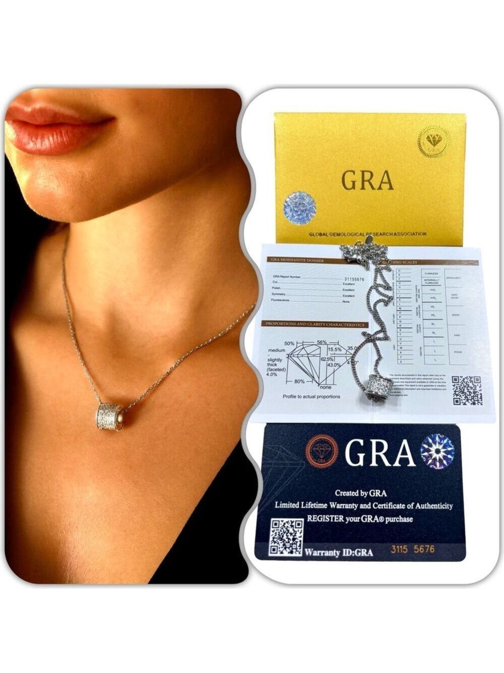 Elegant Silver Pendant Necklace